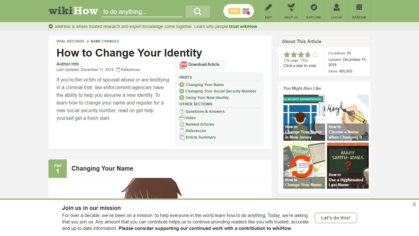 How to Change Your Identity: 12 Steps (with Pictures) - wikiHow