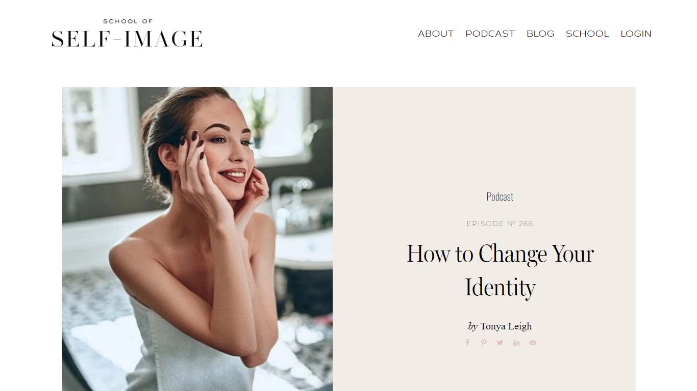 How to Change Your Identity - School of Self-Image