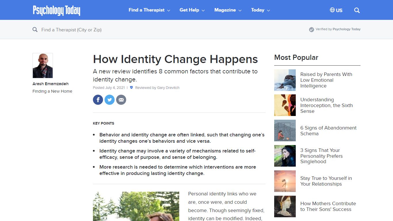 How Identity Change Happens | Psychology Today